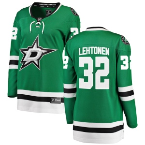 Women's Kari Lehtonen Dallas Stars Breakaway Home Jersey - Green