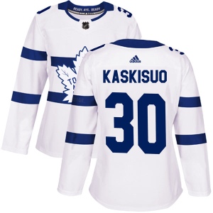 Women's Kasimir Kaskisuo Toronto Maple Leafs Authentic 2018 Stadium Series Jersey - White