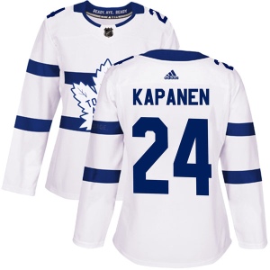 Women's Kasperi Kapanen Toronto Maple Leafs Authentic 2018 Stadium Series Jersey - White