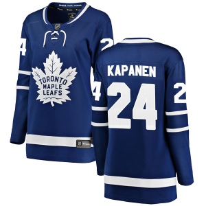 Women's Kasperi Kapanen Toronto Maple Leafs Breakaway Home Jersey - Blue