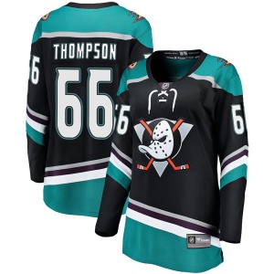 Women's Keaton Thompson Anaheim Ducks Breakaway Alternate Jersey - Black