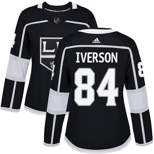 Women's Keegan Iverson Los Angeles Kings Authentic Home Jersey - Black