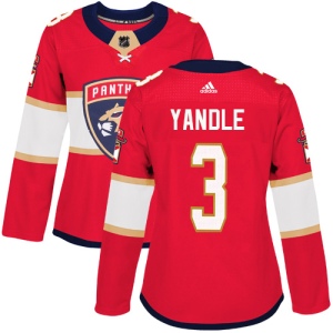 Women's Keith Yandle Florida Panthers Authentic Home Jersey - Red