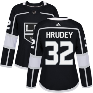 Women's Kelly Hrudey Los Angeles Kings Authentic Home Jersey - Black