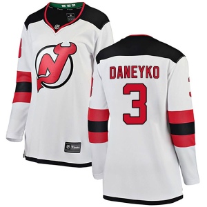 Women's Ken Daneyko New Jersey Devils Breakaway Away Jersey - White