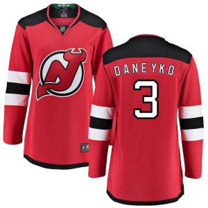 Women's Ken Daneyko New Jersey Devils Home Breakaway Jersey - Red