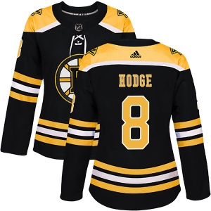 Women's Ken Hodge Boston Bruins Authentic Home Jersey - Black