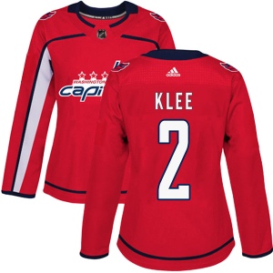 Women's Ken Klee Washington Capitals Authentic Home Jersey - Red