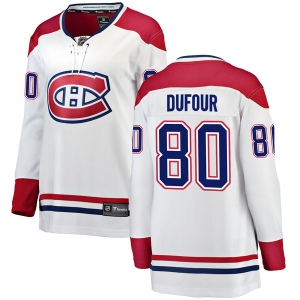 Women's Kevin Dufour Montreal Canadiens Breakaway Away Jersey - White