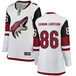 Women's Kevin Ekman-Larsson Arizona Coyotes Authentic Away Jersey - White