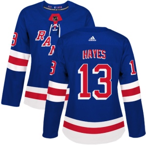 Women's Kevin Hayes New York Rangers Authentic Home Jersey - Royal Blue