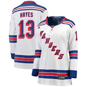 Women's Kevin Hayes New York Rangers Breakaway Away Jersey - White