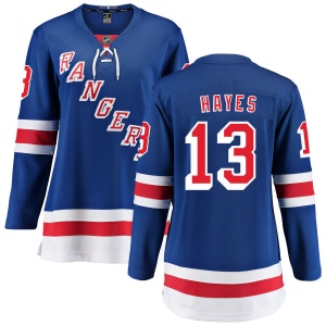 Women's Kevin Hayes New York Rangers Home Breakaway Jersey - Blue