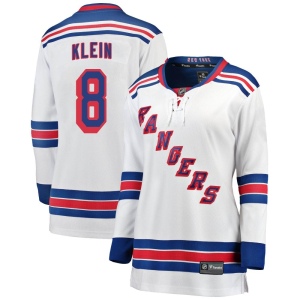 Women's Kevin Klein New York Rangers Breakaway Away Jersey - White