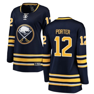 Women's Kevin Porter Buffalo Sabres Breakaway Home Jersey - Navy Blue