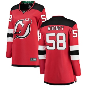 Women's Kevin Rooney New Jersey Devils Breakaway Home Jersey - Red