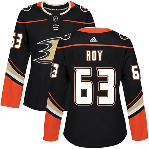 Women's Kevin Roy Anaheim Ducks Authentic Home Jersey - Black