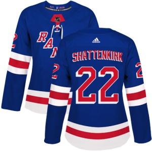 Women's Kevin Shattenkirk New York Rangers Authentic Home Jersey - Royal Blue