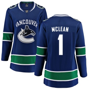 Women's Kirk Mclean Vancouver Canucks Home Breakaway Jersey - Blue