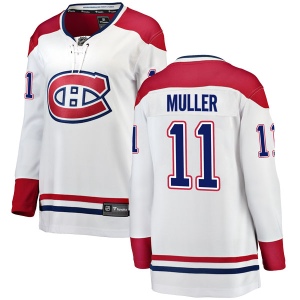 Women's Kirk Muller Montreal Canadiens Breakaway Away Jersey - White