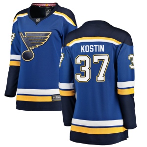 Women's Klim Kostin St. Louis Blues Breakaway Home Jersey - Blue