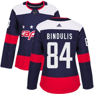 Women's Kris Bindulis Washington Capitals Authentic 2018 Stadium Series Jersey - Navy Blue