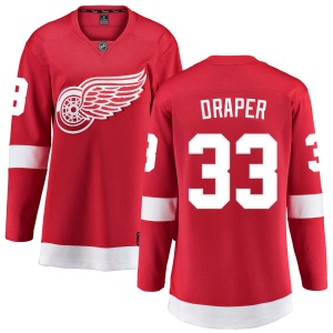 Women's Kris Draper Detroit Red Wings Home Breakaway Jersey - Red