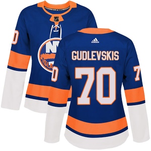 Women's Kristers Gudlevskis New York Islanders Authentic Home Jersey - Royal