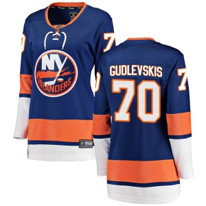 Women's Kristers Gudlevskis New York Islanders Breakaway Home Jersey - Blue