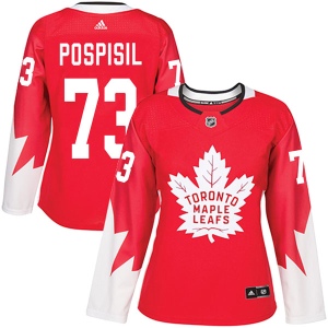 Women's Kristian Pospisil Toronto Maple Leafs Authentic Alternate Jersey - Red