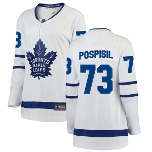 Women's Kristian Pospisil Toronto Maple Leafs Breakaway Away Jersey - White