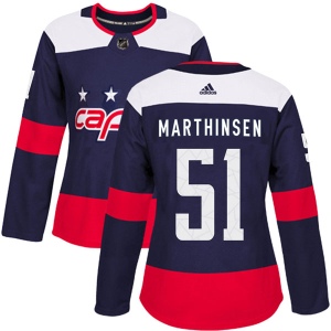 Women's Kristian Roykas Marthinsen Washington Capitals Authentic 2018 Stadium Series Jersey - Navy Blue