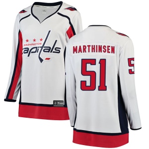 Women's Kristian Roykas Marthinsen Washington Capitals Breakaway Away Jersey - White