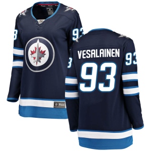 Women's Kristian Vesalainen Winnipeg Jets Breakaway Home Jersey - Blue