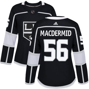 Women's Kurtis MacDermid Los Angeles Kings Authentic Home Jersey - Black