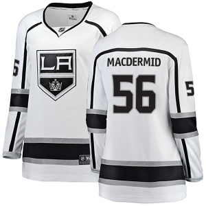 Women's Kurtis MacDermid Los Angeles Kings Breakaway Away Jersey - White