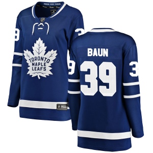 Women's Kyle Baun Toronto Maple Leafs Breakaway Home Jersey - Blue