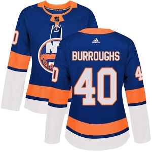 Women's Kyle Burroughs New York Islanders Authentic Home Jersey - Royal