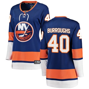 Women's Kyle Burroughs New York Islanders Breakaway Home Jersey - Blue