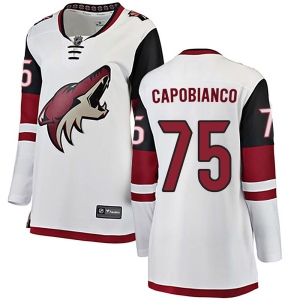 Women's Kyle Capobianco Arizona Coyotes Authentic Away Jersey - White