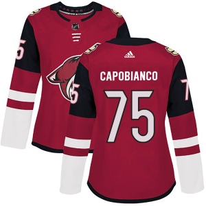 Women's Kyle Capobianco Arizona Coyotes Authentic Maroon Home Jersey