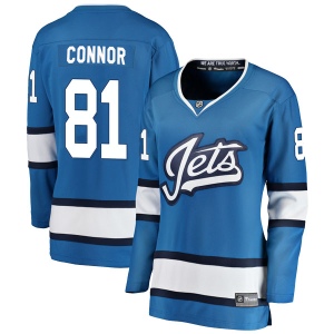 Women's Kyle Connor Winnipeg Jets Breakaway Alternate Jersey - Blue