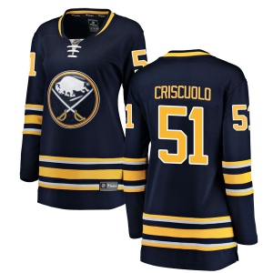 Women's Kyle Criscuolo Buffalo Sabres Breakaway Home Jersey - Navy Blue