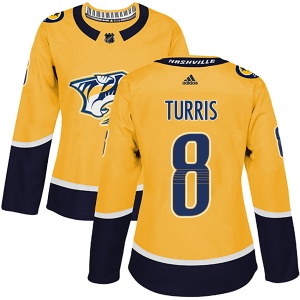 Women's Kyle Turris Nashville Predators Authentic Home Jersey - Gold