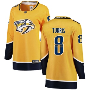 Women's Kyle Turris Nashville Predators Breakaway Home Jersey - Yellow