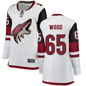 Women's Kyle Wood Arizona Coyotes Authentic Away Jersey - White