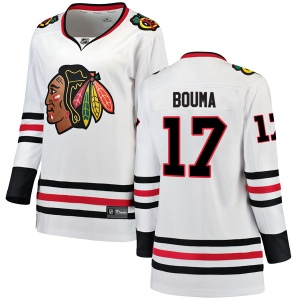 Women's Lance Bouma Chicago Blackhawks Breakaway Away Jersey - White