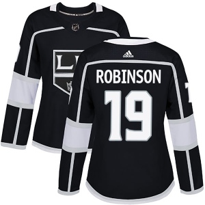 Women's Larry Robinson Los Angeles Kings Authentic Home Jersey - Black