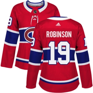 Women's Larry Robinson Montreal Canadiens Authentic Home Jersey - Red