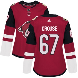 Women's Lawson Crouse Arizona Coyotes Authentic Burgundy Home Jersey - Red